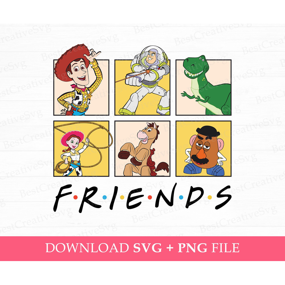 Toy Friends Svg, Family Trip Svg, Best Friends Svg, Family Vacation Svg, Cowboy and Friends Svg, Vacay Mode, Png Svg Files For Print.jpg