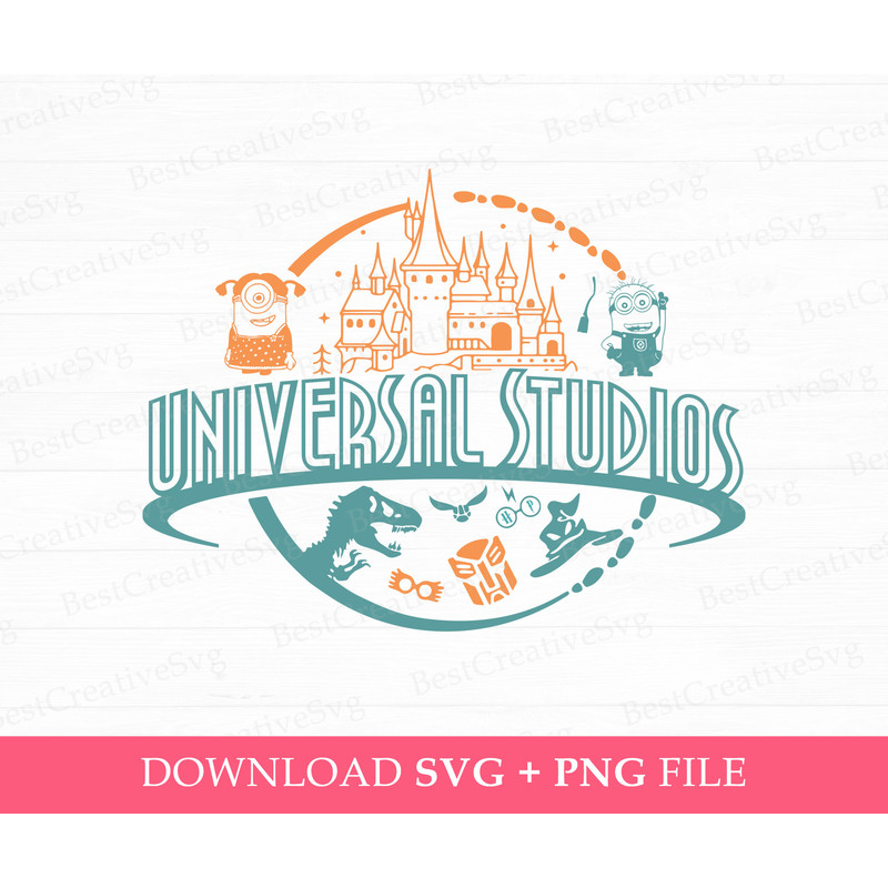 Universal Studios Svg, Magical Kingdom Svg, Family Trip Svg, Universal Trip Svg, Cute Characters Svg, Family Studio Trip, Svg Png Files.jpg