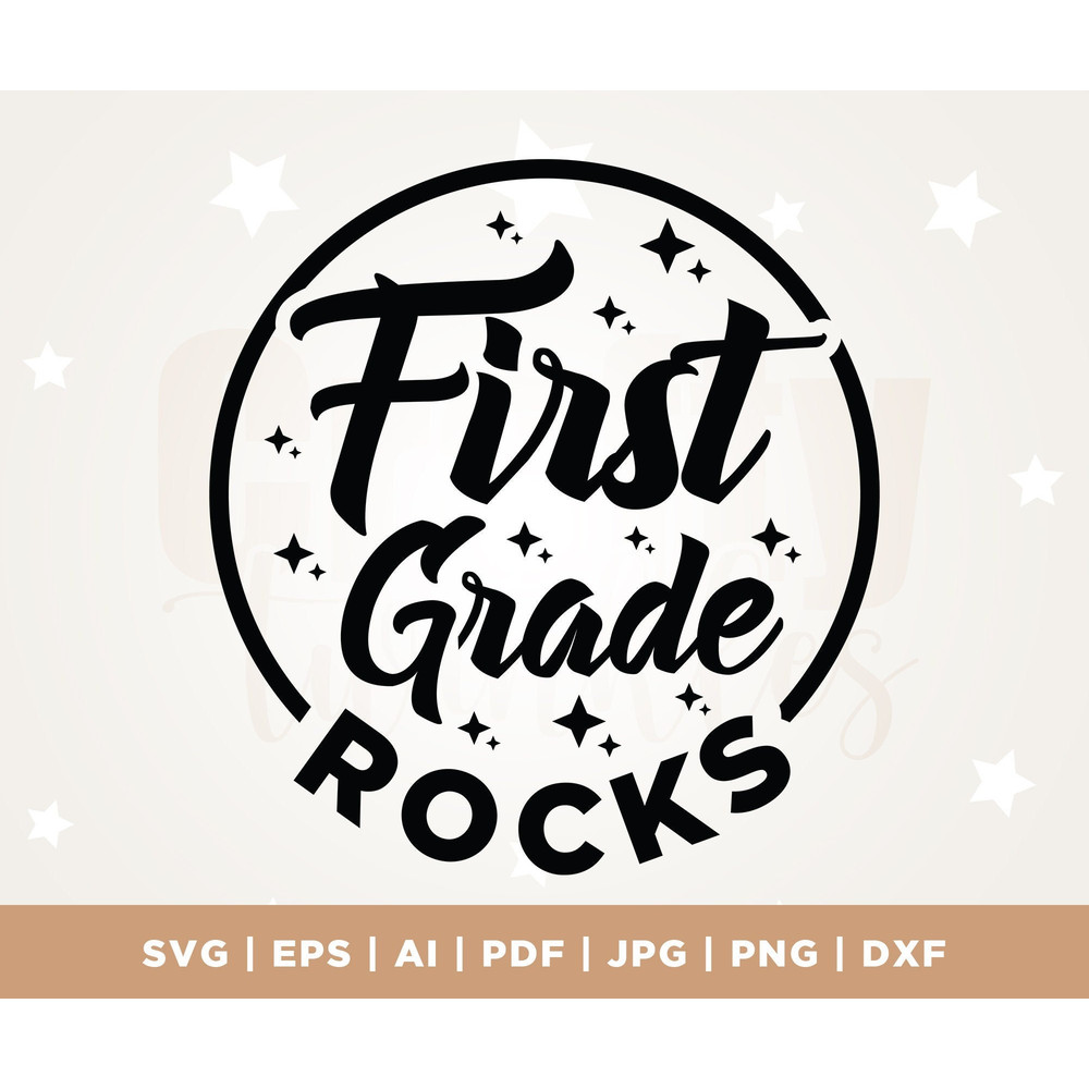 1st Grade Rocks svg, back to school svg, rocks svg, grade rocks svg, 1st grade svg, first grade svg, school life svg, digital file, t-shirts.jpg