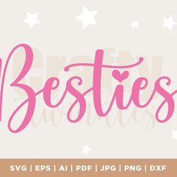 besties svg, png, best friends svg, mommy and me shirt design, instant download, mom valentine sweatshirt svg, matching