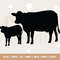 Cow calf pair Vector SVG, Cow Baby, Calf, Cattle Mommy, Mom Cow, Farm Animal Milk, Dairy, Western Meat Food, Cut Sign Image, ClipArt, cattle.jpg