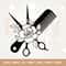 Hair Hustler Svg, Hair Salon Svg, Hairdresser SVG, Floral Scissors SVG, Cricut, Cut File, Png, Pdf, Digital, Hairstylist SVG, Silhouette.jpg