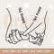 Holding Hands SVG, Pinky Hold, Love, Love Hands Design, SVG Cut File, Customize with Your Own Text, Add Names, Instant Download, cricut.jpg