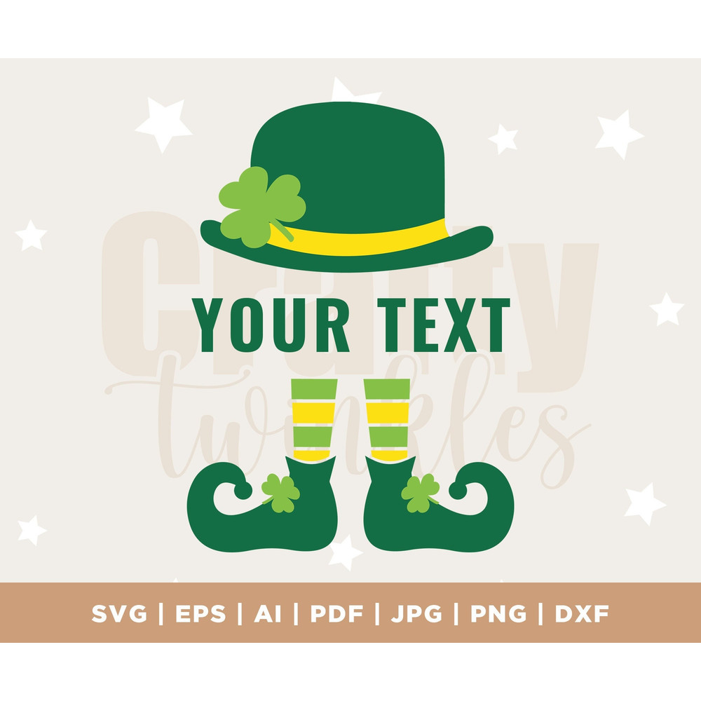 Leprechaun Frame, Leprechaun Monogram SVG, Saint Patrick's SVG, Svg Files, Cricut and Silhouette Cut Files, sublimation, cut file.jpg