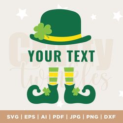leprechaun frame, leprechaun monogram svg, saint patricks svg, svg files, cricut and silhouette cut files, sublimation,