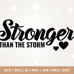 motivational svg, be strong svg, be kind svg, inspiring svg, positive quote svg, self-love svg, stronger than the storm,