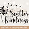 Scatter Kindness Dandelion Svg, Dandelion Svg, Heart Dandelion Svg, Dandelion Blowing Svg, Flower Svg, Png, Cut files for Cricut, Silhouette.jpg