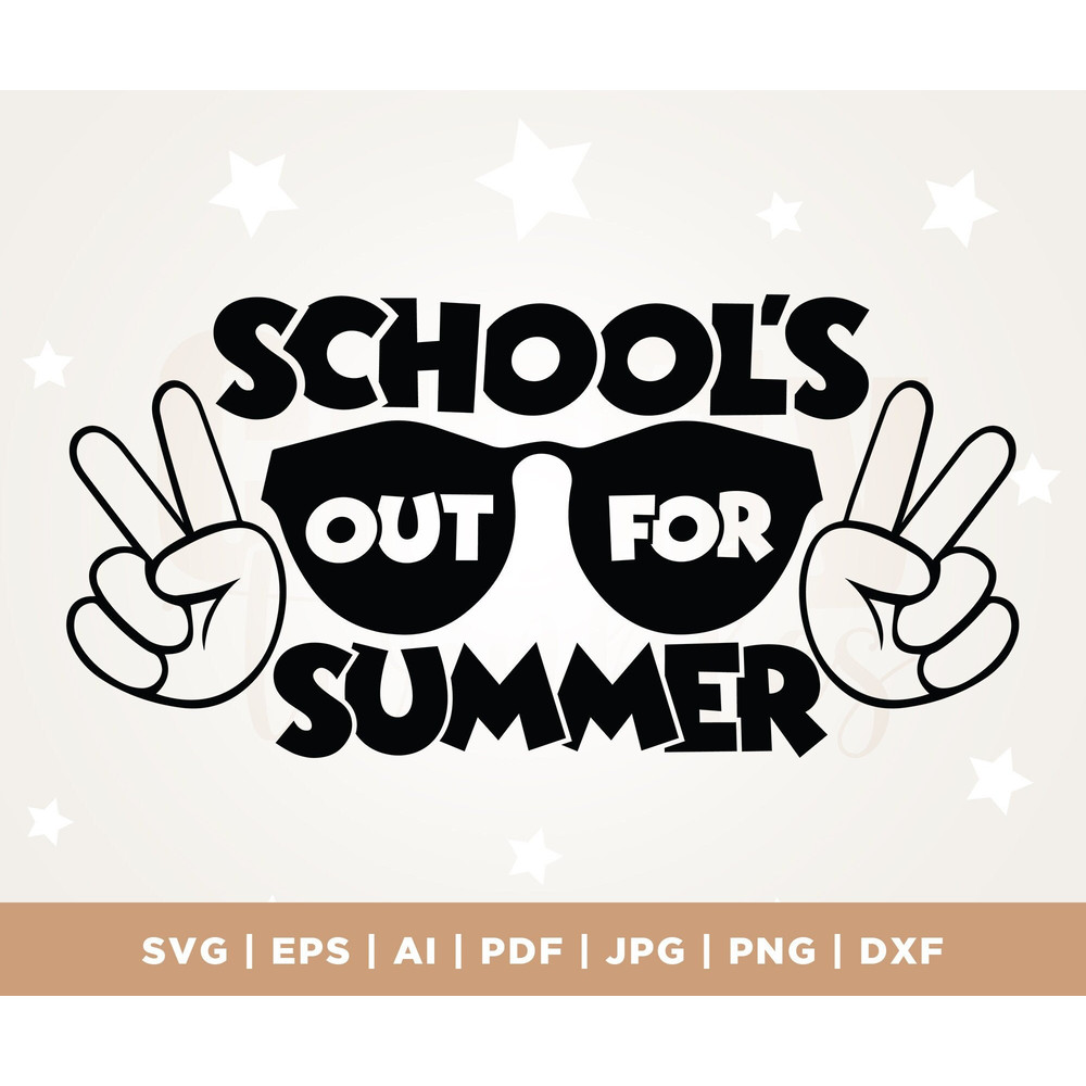 School's Out for Summer colored svg, schools out svg, teacher SVG, School's Out for Summer sublimation, Cricut, Png, Svg, sublimation.jpg