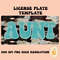 Aunt License Plate Template PNG, Sublimation Designs,Western png, License plate sublimation,Mama png, Cowhide png, cowprint license plate.jpg
