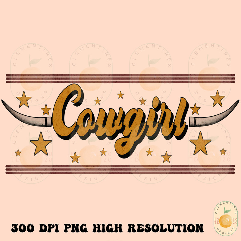 Cowgirl PNG- Sublimation Design Download- Tshirt Designs-Cowgirl Design,Rodeo png, Cowgirl Png,Retro western png,western design.jpg