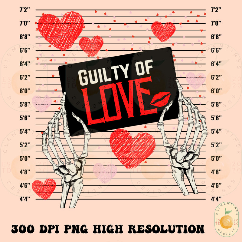Guilty of love PNG, Digital Download-Happy Valentines Day png, xoxo png, Valentines sublimation,Valentine png design, skeleton png,grunge.jpg