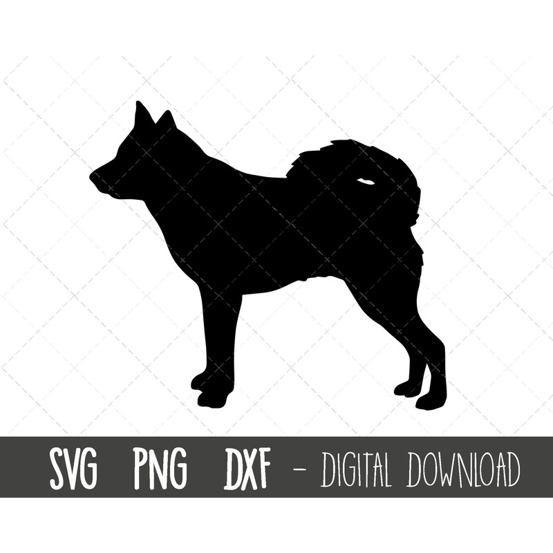Alaskan Klee Kai svg, dog svg, Klee Kai silhouette, Klee Kai outline png, Klee Kai clipart, dog pet png, dxf, cricut silhouette svg cut file.jpg