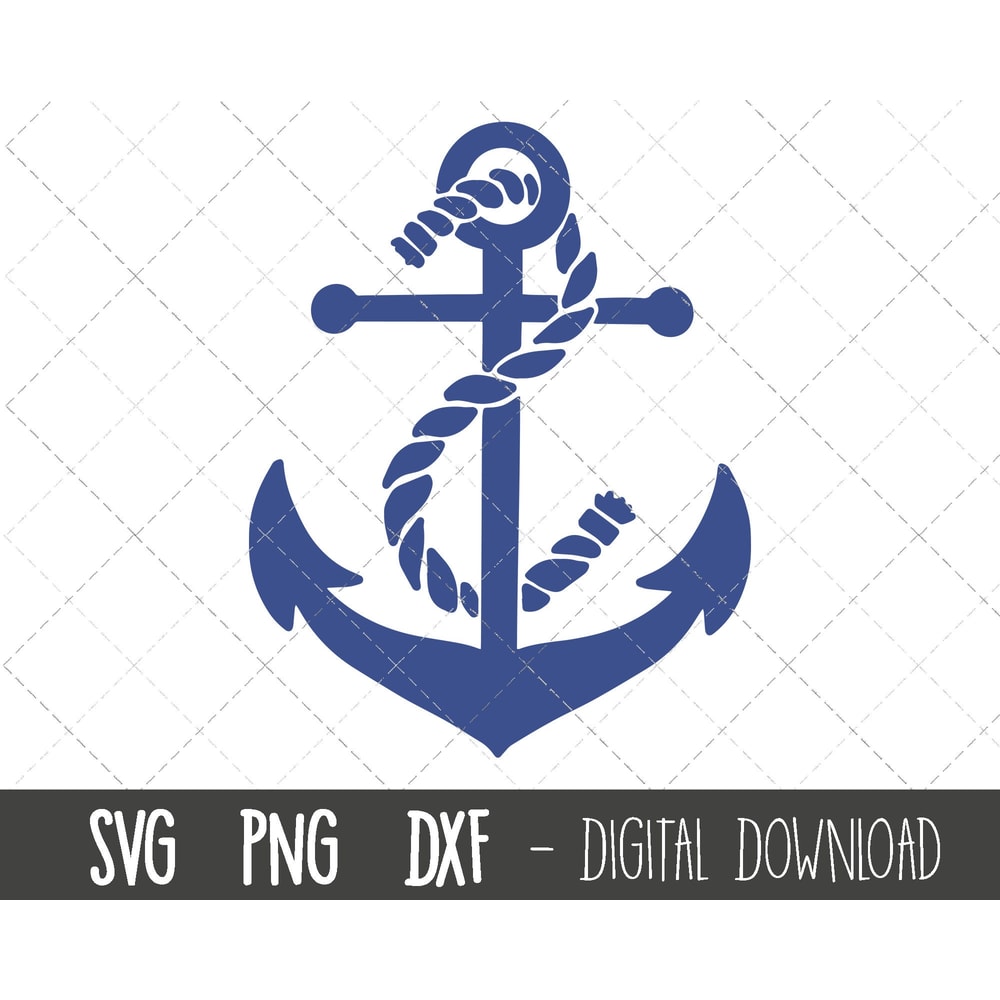Anchor svg, anchor clipart, anchor cut file, anchor vector, fishing clipart, anchor png, dxf, anchor cricut silhouette svg cutting file.jpg