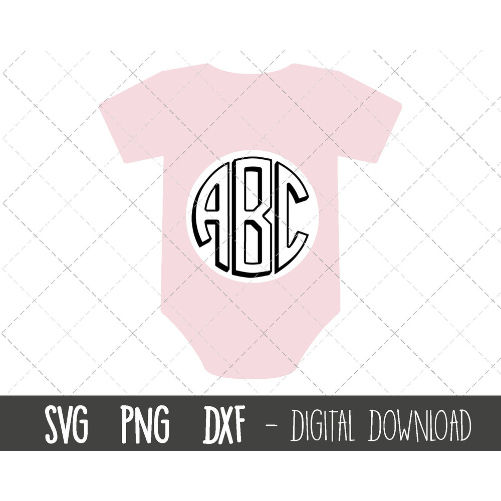 Baby onesie svg, baby svg, baby onesie monogram svg, baby shower svg, babygrow svg png, dxf, baby onesie cricut silhouette svg cutting file.jpg