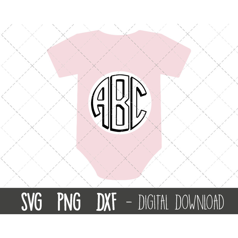 Baby onesie svg, baby svg, baby onesie monogram svg, baby shower svg, babygrow svg png, dxf, baby onesie cricut silhouette svg cutting file.jpg
