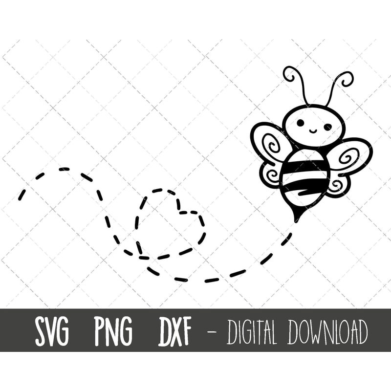 Bee SVG, bumblebee svg, honey bee svg, bee clip art, flying bee svg, bee png, dxf, honey pot svg, bumblebee cricut silhouette svg cut file.jpg