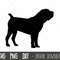 Boerboel svg, dog svg, Boerboel silhouette, Boerboel outline png, Boerboel clipart, pet dog png, dxf, Boerboel cricut silhouette cut file.jpg