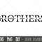 Brother SVG, Sibling svg, Brother split name frame svg, Brother cut file, Brother outline svg, brothers png, cricut silhouette svg cut file.jpg