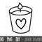 Candle SVG, candle clipart, romantic svg clipart, candle png, valentine's day svg, valentine clipart, candle cricut silhouette svg cut file.jpg