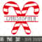 Candy cane SVG, christmas svg, split name frame SVG, christmas clipart, candy cane monogram clip art, svg files, cricut silhouette svg file 1.jpg