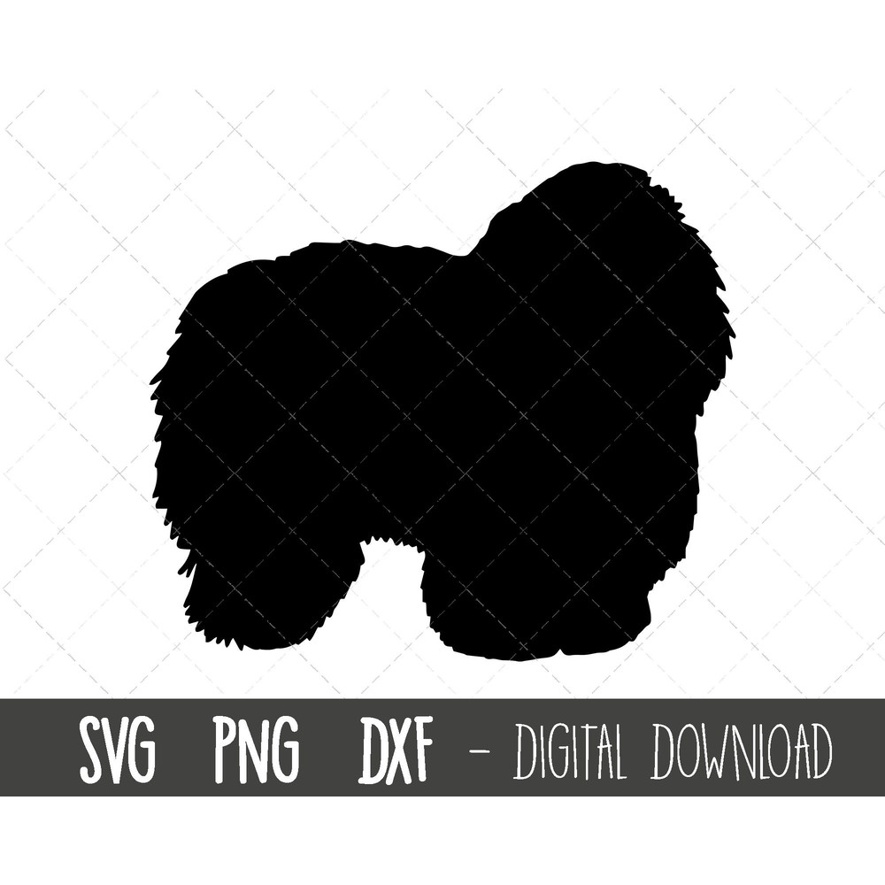 Coton de Tulear svg, dog svg, Coton de Tulear silhouette, Coton de Tulear outline png, Coton de Tulear clipart, dog png, cricut svg cut file.jpg