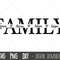 Family SVG, Family split name frame svg, family clipart, Custom family svg cut file, family png, family cricut silhouette svg cut file.jpg