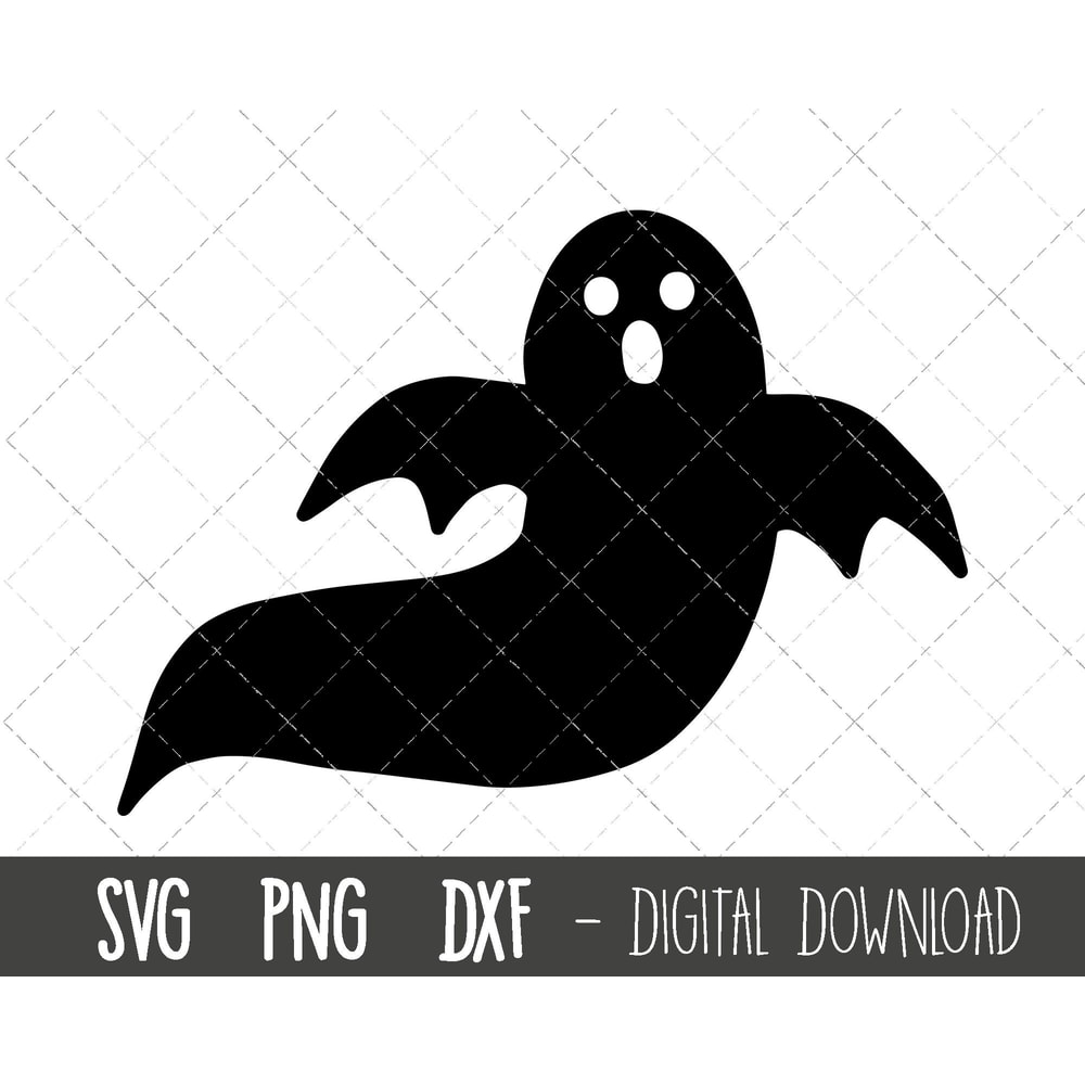 Ghost svg, ghost silhouette svg, halloween svg, ghost silhouete svg, ghost png, dxf, halloween ghost cricut silhouette svg cutting files.jpg