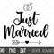 Just married svg, wedding SVG, wedding clipart svg, wedding png, marriage svg, newlywed svg, engagement cricut silhouette svg cut file.jpg