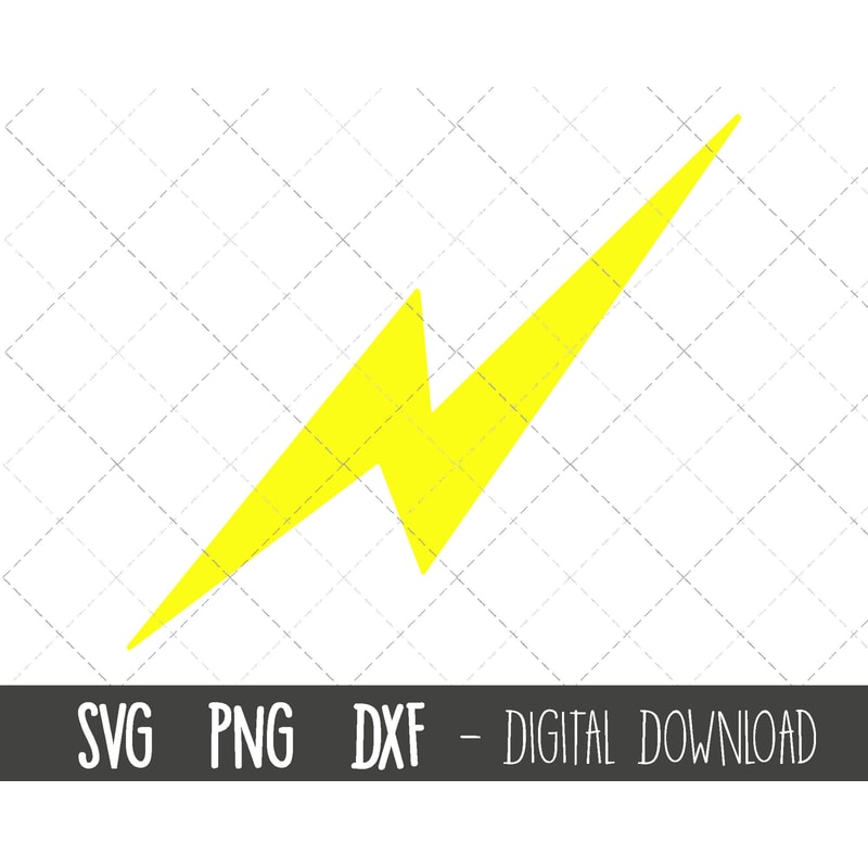 Lightning Bolt svg, lightning bolt clipart, lighning bolt cut file, bolt png, dxf, lightning cut file, cricut silhouette svg cutting file.jpg