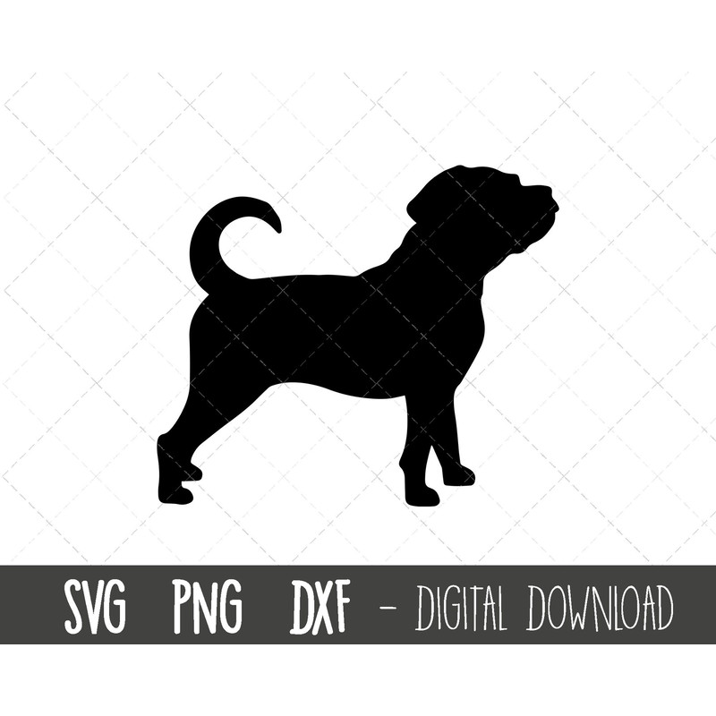 Puggle svg, dog svg, Puggle silhouette, Puggle outline png, Puggle clipart, dog pet png, dxf, Puggle breed cricut silhouette svg cut file.jpg