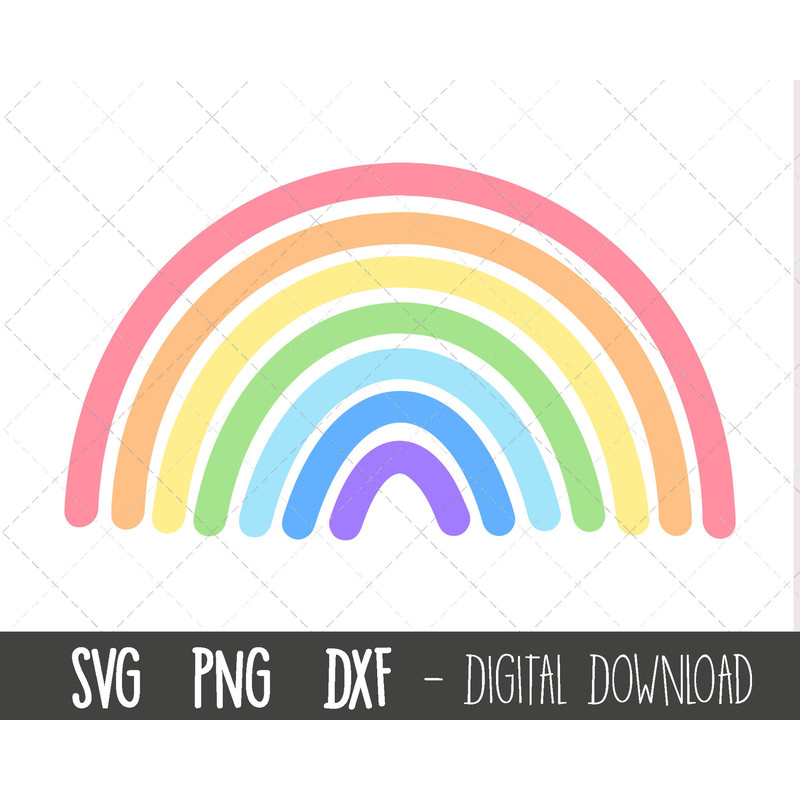 Rainbow svg, rainbow clipart, rainbow vector, rainbow png, rainbow colours svg, rainbow pride svg, svg cricut silhouette svg cutting file.jpg