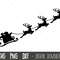 Reindeer svg, santa's sleigh and flying reindeers svg, reindeer silhouette, reindeer png, reindeer clipart, cricut silhouette svg cut file.jpg