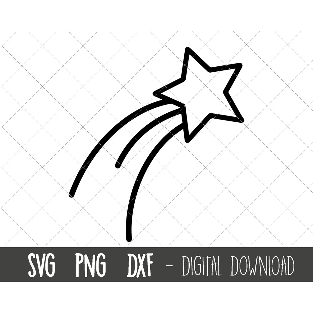 Shooting star svg, star svg, stars svg, shooting star png, falling star svg, dxf, shooting star clipart, cricut silhouette svg cutting file 1.jpg