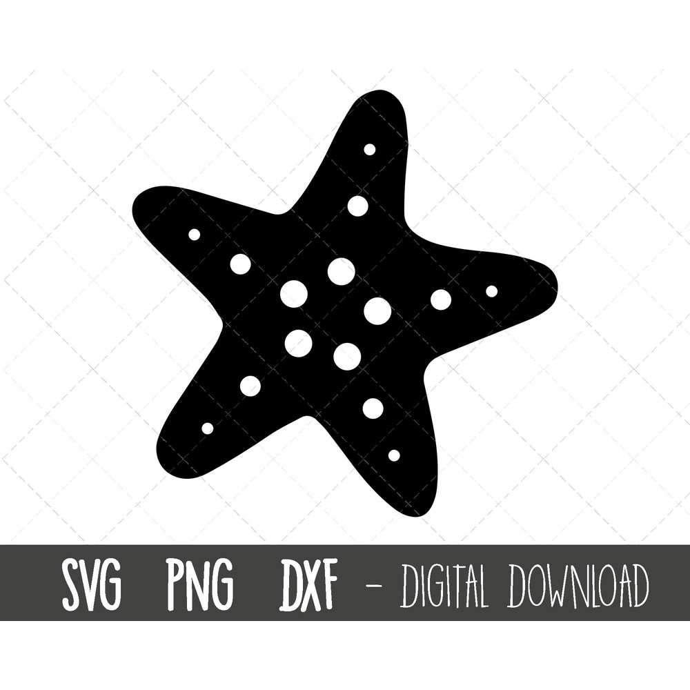 Starfish Svg, starfish silhouette, starfish clipart, Starfish Vector Clipart, Starfish Png, ocean clipart, cricut silhouette svg cut file.jpg