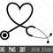 Stethoscope svg, heart stethoscope svg, nursing clipart, stethoscope cut file, heart svg, stethoscope cricut silhouette svg cutting file.jpg