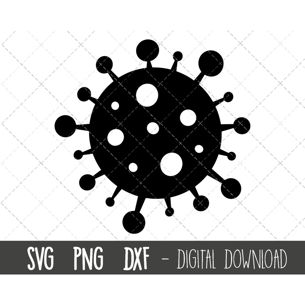 Virus SVG, corona virus svg, covid virus svg, virus clip art, virus vector, contagious virus png, virus cricut silhouette svg cutting file.jpg