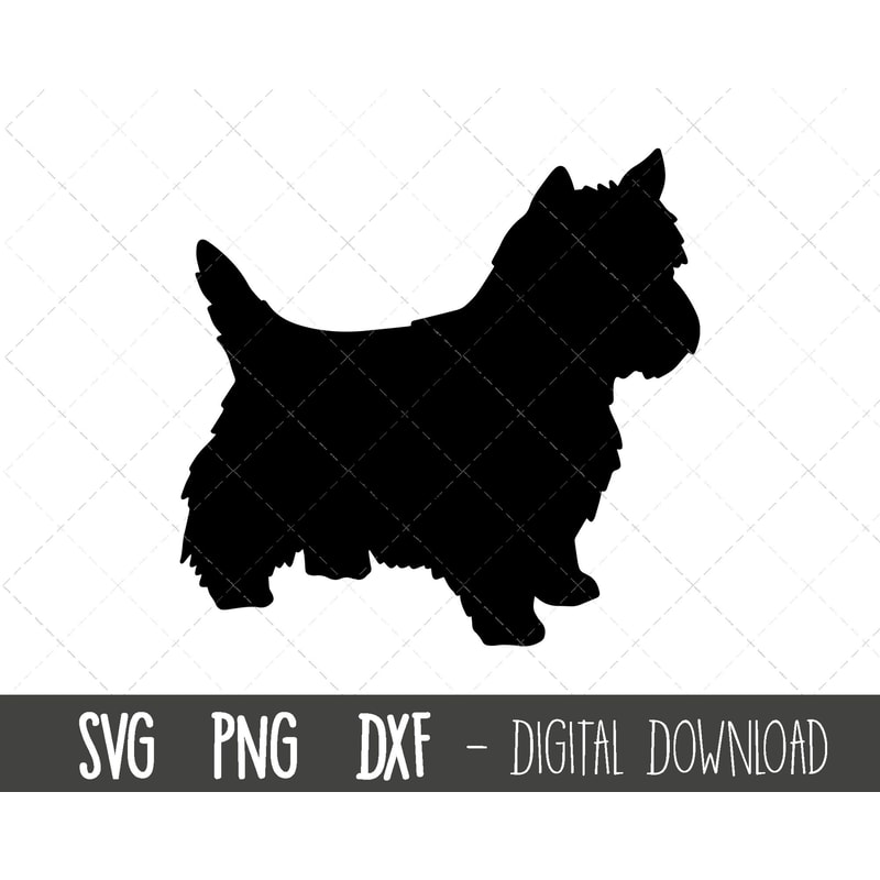 West Highland White Terrier svg, westie dog silhouette, terrier outline png, westie clipart, dog pet png dxf, cricut silhouette svg cut file.jpg