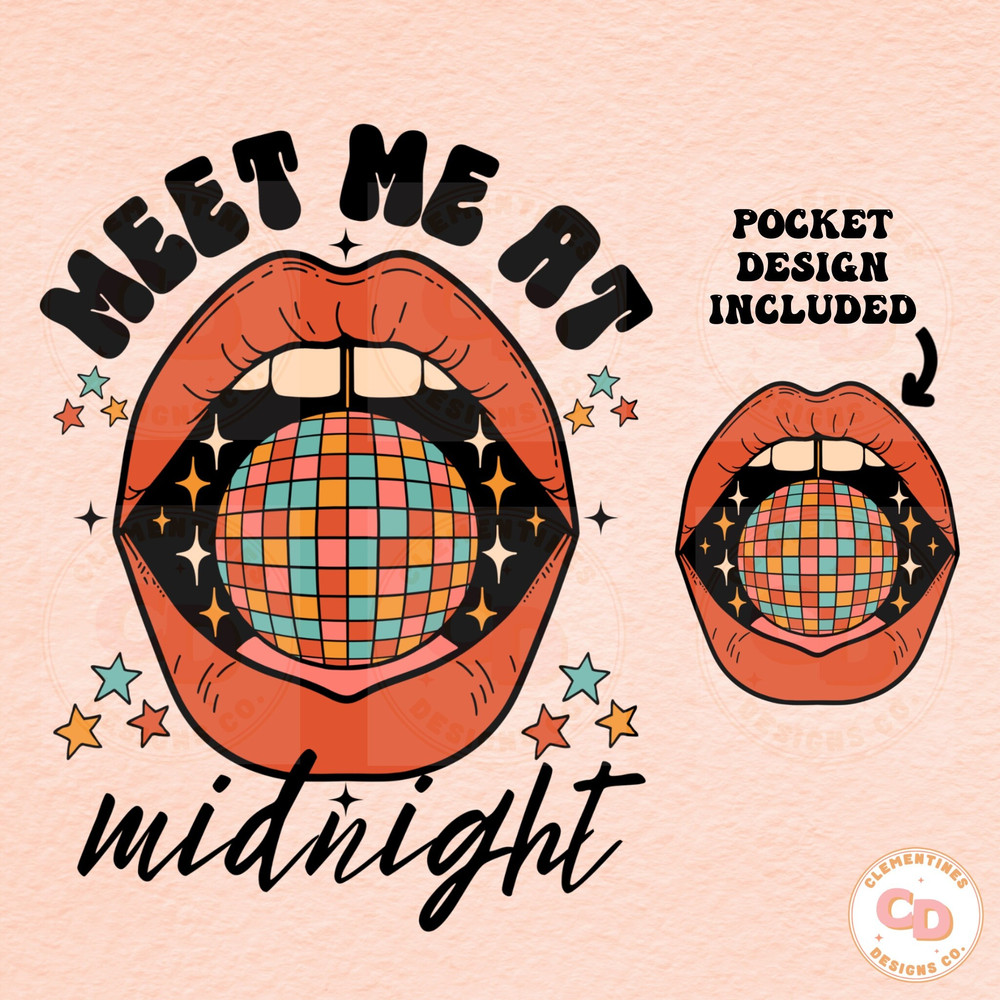 Meet Me At Midnight PNG-New Year png,Disco ball png,Y2K png,Y2K new year png,2024 png,Trendy png,Retro png,pocket design png,Retro png.jpg