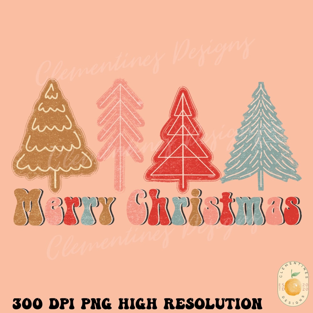 Merry Christmas png- Christmas png, Happy Holidays png, Christmas sublimations, Retro Christmas png, Boho Christmas png, Grunge Christmas.jpg