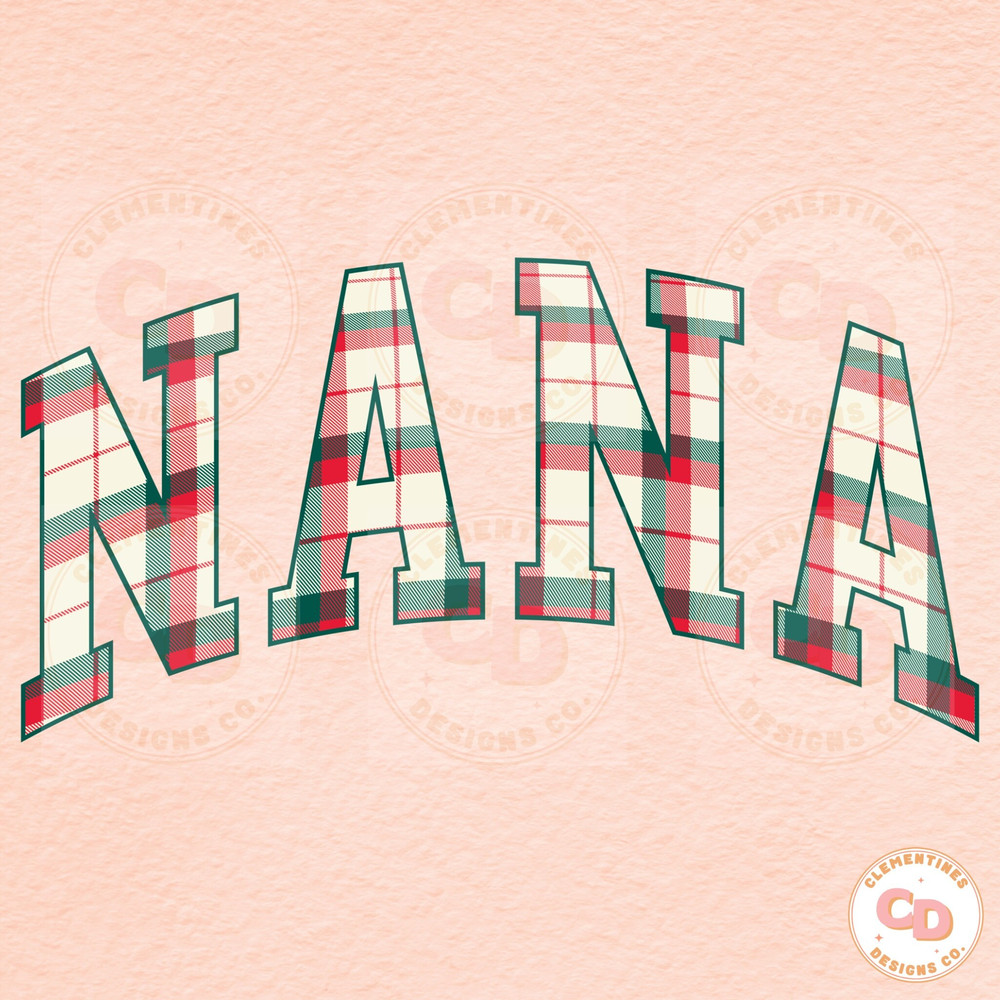 Nana Christmas Plaid png-Retro Christmas png,Christmas sublimation,Christmas nana png,Trendy png,Tshirt Design,Digital Design,Nana png.jpg