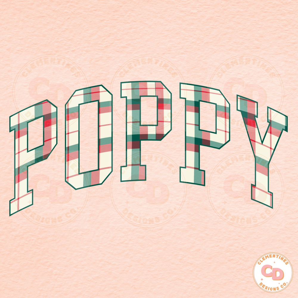 Poppy Christmas Plaid png-Christmas png,Christmas sublimation,Grandpa Christmas png,Trendy png,Tshirt Design,Digital Design,Poppy png.jpg