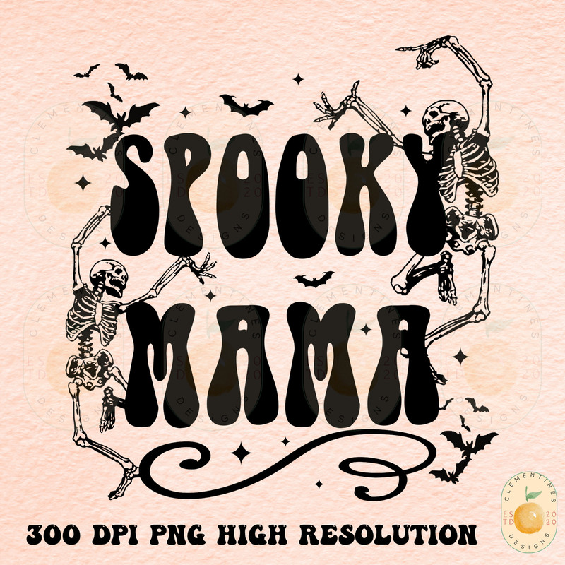 Spooky Mama PNG- Sublimation Digital Download,Halloween sublimation, Witchy png,Halloween png, Spooky designs, Boho Halloween png, Mama png 1.jpg