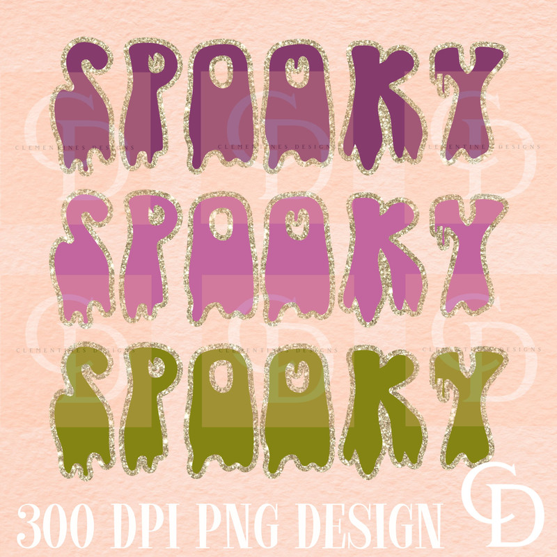 Spooky PNG- Sublimation Design,Halloween sublimation,Halloween png,Trendy png design,Trendy Halloween png,Kids Halloween png,Glittery png.jpg