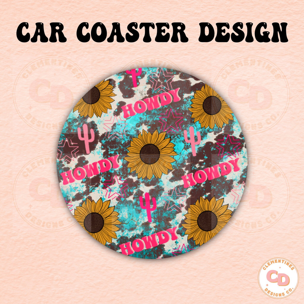 Western Car Coaster PNG Design,Sublimation Design,Car coaster sublimation,Coaster designs,Trendy png,Sublimation png,Coaster png,Western png.jpg