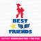 Best Friends Svg, Toy Friends Svg, Family Trip Svg, Cowboy And Astronaut Silhouette Svg, Magical Kingdom, Png Svg Files For Print.jpg