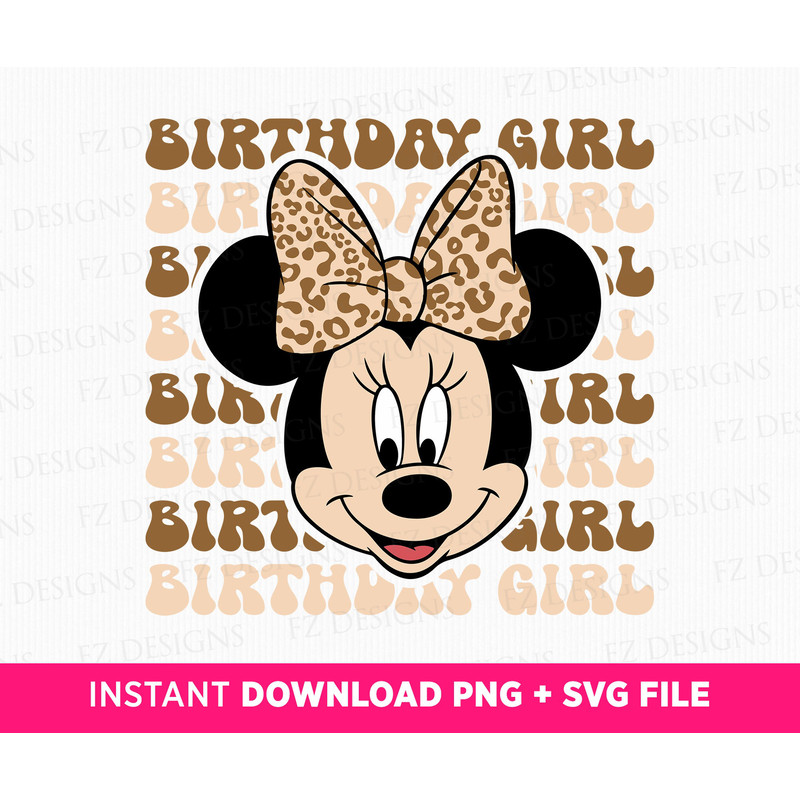 Birthday Girl Svg, Family Birthday Svg, Happy Birthday Svg, Retro Miss Mouse Svg, Leopard Bow Mouse Svg, Png Svg Files For Print.jpg