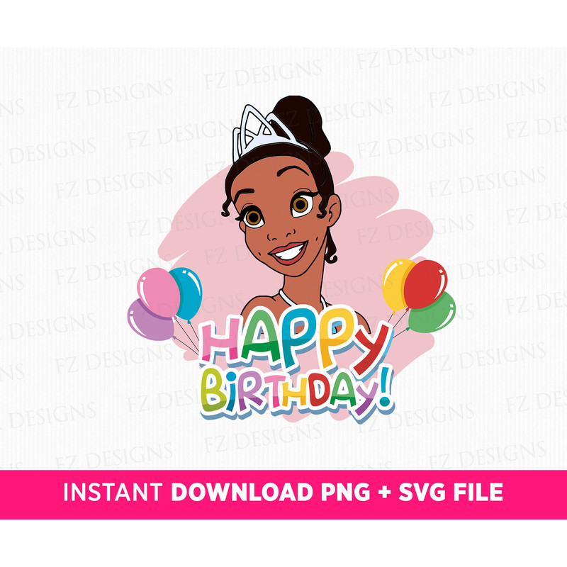 Birthday Girl Svg, Happy Birthday Svg, Family Birthday Svg, Princess Birthday Svg, Happy Birthday Party, Png Svg Files For Print.jpg