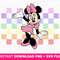 Checkered Miss Mouse Svg, Retro Miss Mouse Svg, Family Vacation Svg, Family Trip 2023 Svg, Magical Kingdom Svg, Png File For Sublimation.jpg