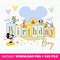 Family Birthday Boy Svg, Family Birthday Party Svg, Mouse and Friends Birthday Svg, Mouse Ear and Balloons, Png File For Sublimation.jpg