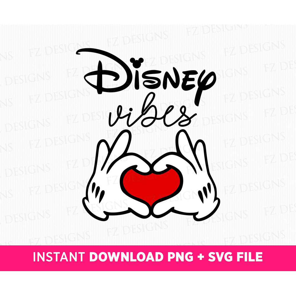Family Vacation Svg, Family Trip Svg, Magical Kingdom Svg,  Magical Vibes Svg, Mouse Hands Heart Sign Svg, Png Svg Files For Print and Cut.jpg